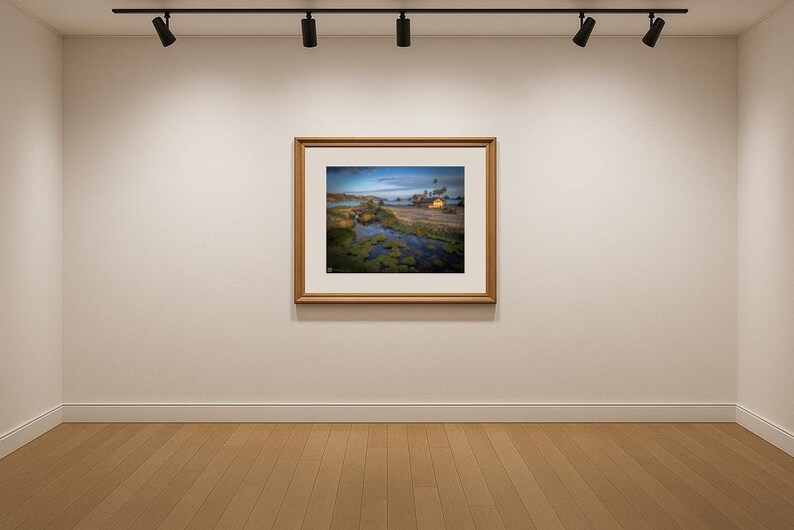 Jay Ligda Photography: Clouds Reflect Benicia March with Depot - Mockup