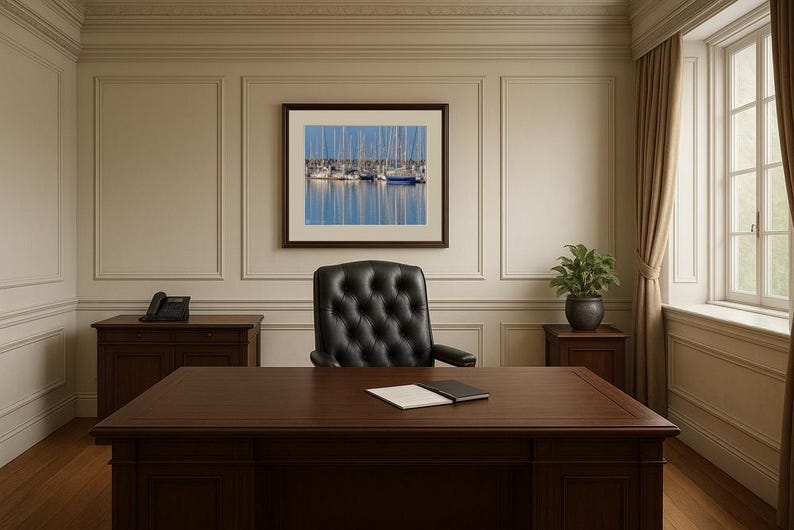 Jay Ligda Photography: Masts Reflect in Calm Waters - Mockup