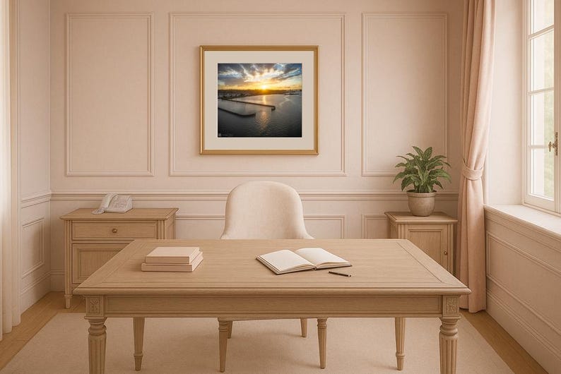 Jay Ligda Photography: Sunrise Beyond Marina Opening - Mockup