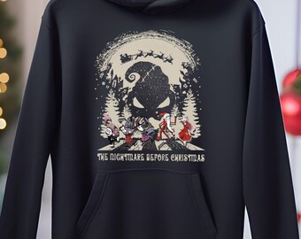 Felpa Nightmare Before Christmas: Felpa con cappuccio retrò di Halloween Town