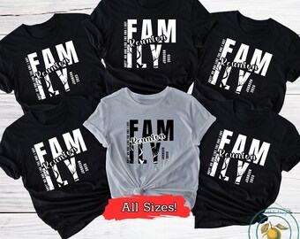 Magliette personalizzate per riunioni di famiglia: magliette personalizzate per la famiglia