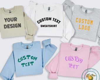 Felpa con testo personalizzato: maglione con design personalizzato