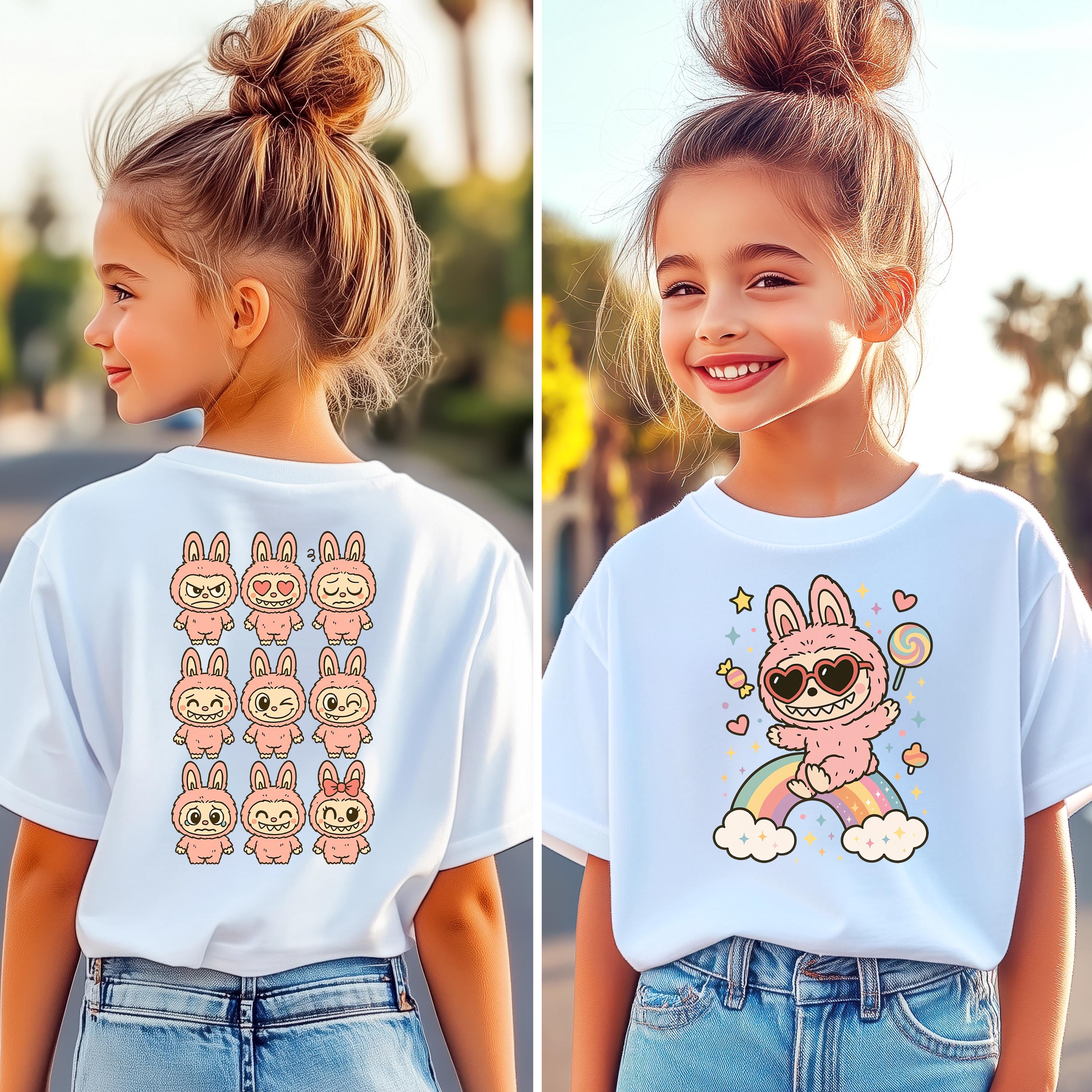 Tシャツ・カットソー Luxury Street Wear Washed cut&sew milk girl heart unisexual 23d4898d-83f9-4619-a3ad-