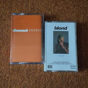 Frank Ocean-cassettebandje - oranje kanaal - blond - hiphop, rap, soul, pop, funk, neo soul