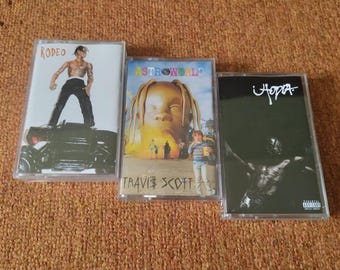 Travis Scott Cassette Tape Rap Trap Hip Hop Rodeo Astroworld Utopia