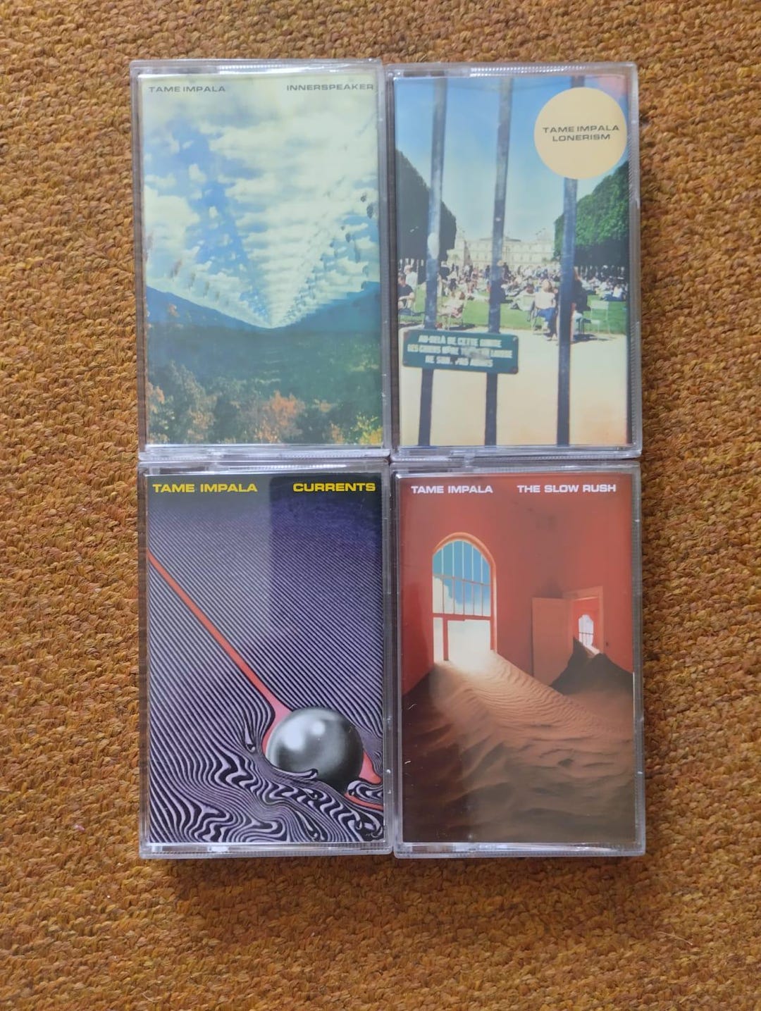 Tame Impala Cassette Tape - Innerspeaker - Currents - Lonerism - the ...