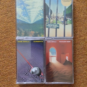 Tame Impala Cassette Tape - Innerspeaker - Currents - Lonerism - The Slow Rush