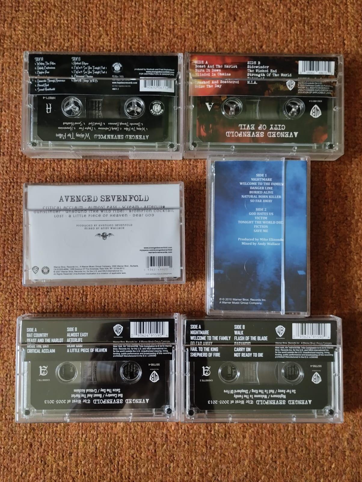 Avenged Sevenfold Cassette Tape - Waking the Fallen - Cityofevil