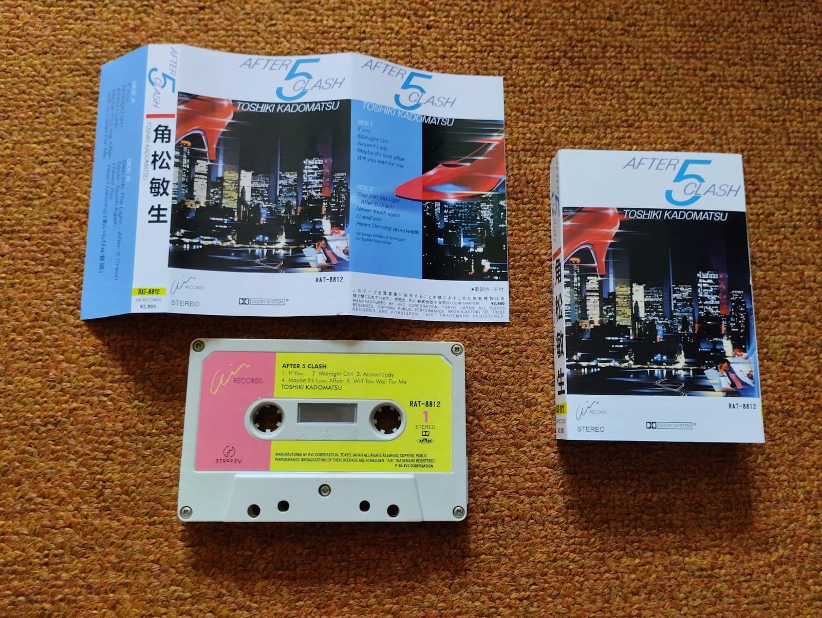 Toshiki Kodamatsu - After 5 Clash With Slipcase Cassette Tape