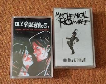My Chemical Romance Cassette Tape - Three Cheers For Sweet Revenge - The Black Parade - Alternative Rock Emo Pop Punk