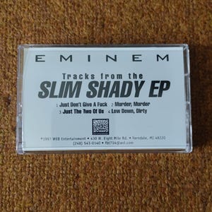 Eminem – Nummers van de Slim Shady EP Cassette Tape Rap Trap Hiphop