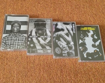 Asap Rocky Cassette Tape LiveLoveAsap Hip Hop Rap Trap