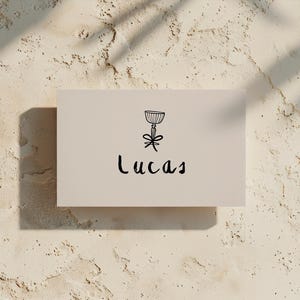 Menú ilustrado + Plantilla de tarjetas de mesa / Decoración de mesa imprimible dibujada a mano para bodas o fiestas de cumpleaños imagen 7