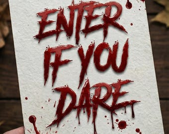 Bloody Angst Schriftart: Gruseliger Drip Effekt - Horror Schrift OTF, Halloween Party, Filmtitel - Kommerzielle Nutzung