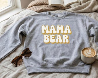 Best Mama Font Duo - Retro Layered Typeface - Bold Groovy Mom Letters, 3D Shadow Style, digitaler Download OTF TTF - Kommerzielle Nutzung