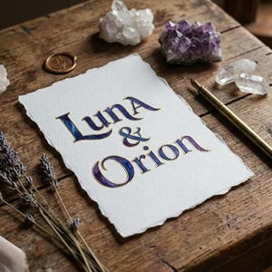 Magic Font Bundle SVG: Celestial Witchy Typeface - Gold Sparkle Letters, Hand Painted Style, Digital Design Resource- Commercial Use