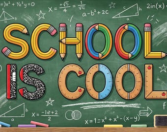 Back To School Font Bundle: School-Themed Color SVG Fonts, Pencil & Composition Notebook Styles (5 OTF Files, Digital Craft Use)