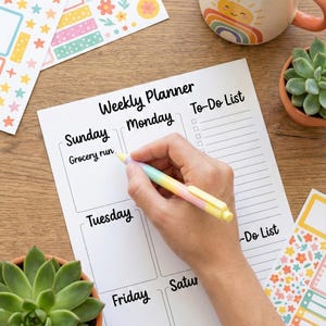 Sunday Font Playful Handwritten Sans Serif, Bouncy Baseline (Thick Strokes, Cricut Compatible, Kids Crafts Projects)- Commercial Use