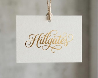 Luxus-Branding-Schrift, Kalligraphie-Schrift, Hillgates Script mit Swashes (OTF, Hand Lettered Style, elegantes Hochzeitsdesign) - kommerzielle Nutzung