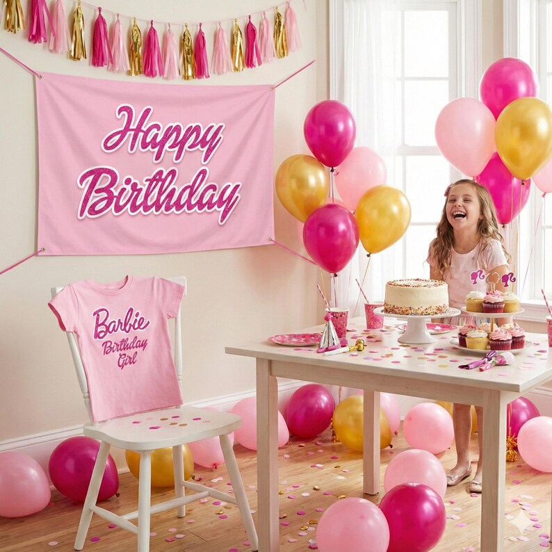 Doll Script Writing Barbie Font Cute Girly Doll Script: Pink Playful Display Typeface ...