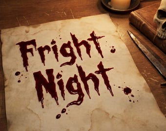 Gruselige Schriftfarbe: Tropfendes Blut Horror Schrift, gruseliger Halloween-Stil | OpenArt SVG, digitaler Download | Groß- & Kleinschreibung