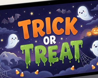 Hello Halloween Font Duo: Playful October Typeface - Bold & Regular, OTF Digital Files for Cricut, Party Decor- Commercial Use