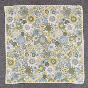 Vintage Liberty Blumen Einstecktuch Bandana Einstecktuch Halstuch Halstuch Stirnband Accessoires unisex Schals Kopftuch