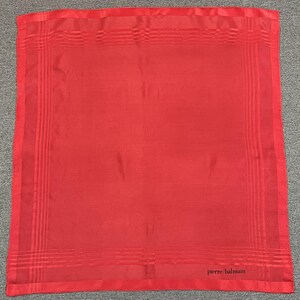 Vintage Pierre Balmain Seidenschal Accessoires Viereck Schal Top Halstuch Wrap Schal Krawatte Foulards