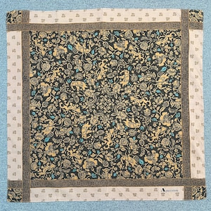 Vintage Aquascutum Floral Handkerchief Bandana Pocket Square Scarf Neckerchief Headband Neck Wrap Accessories Unisex Scarves Head