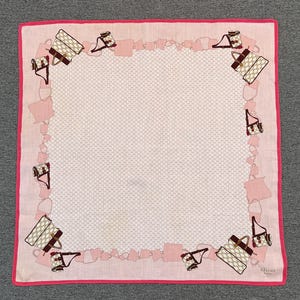 Vintage Celine Taschentuch Bandana Einstecktuch Schal Halstuch Stirnband Accessoires unisex Schals Kopftuch