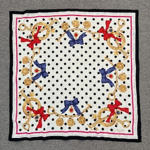 Vintage Celine Taschentuch Bandana Einstecktuch Schal Halstuch Stirnband Accessoires unisex Schals Kopftuch