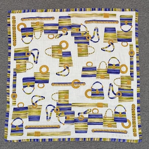 Vintage Celine Taschentuch Bandana Einstecktuch Schal Halstuch Stirnband Accessoires unisex Schals Kopftuch