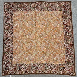 Vintage Pierre Cardin Paisley Seidenschal Accessoires Viereck Schal Top Halstuch Wrap Schal Krawatte Foulards