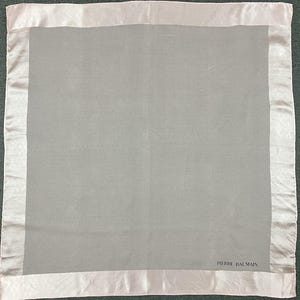 Vintage Pierre Balmain Seidenschal Accessoires Viereck Schal Top Halstuch Wrap Schal Krawatte Foulards