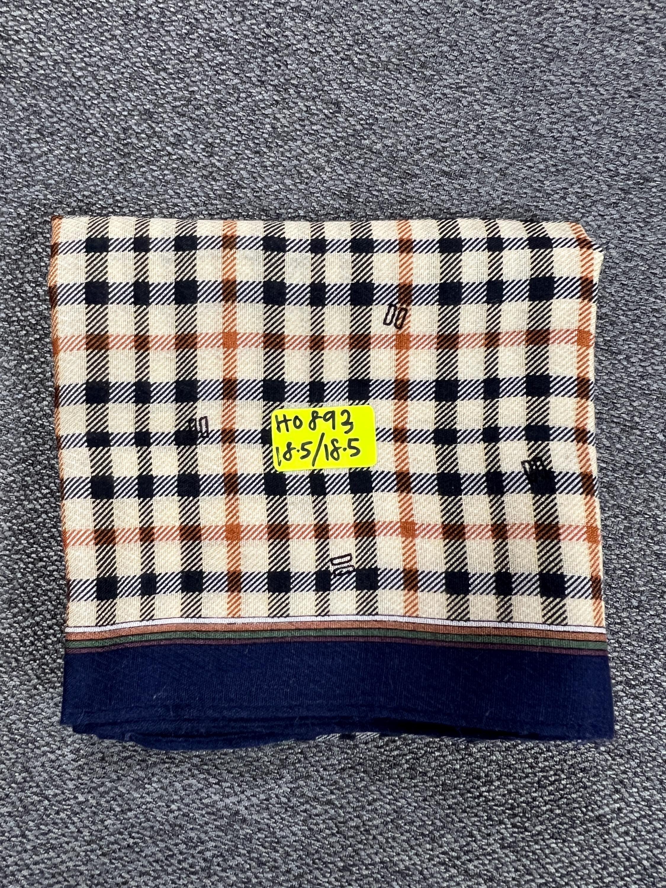 Vintage Daks Handkerchief Bandana Pocket Square Scarf Neckerchief