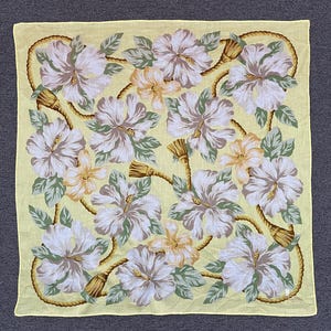 Vintage Celine floral Einstecktuch Bandana Einstecktuch Halstuch Halstuch Stirnband Neck Wrap Accessoires unisex Schals Kopftuch