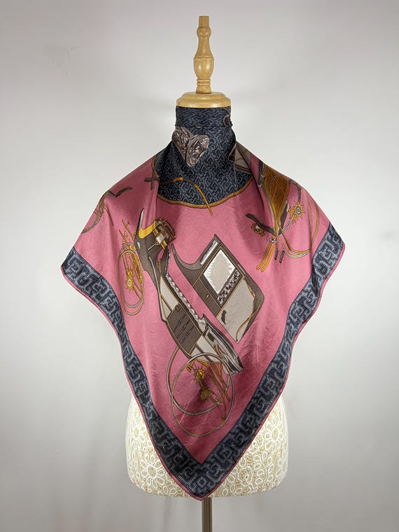 Vintage Silk Scarf Multicolour Women Accessories Square Scarf Top Neckerchief Wrap Shawl Neckwear Foulards