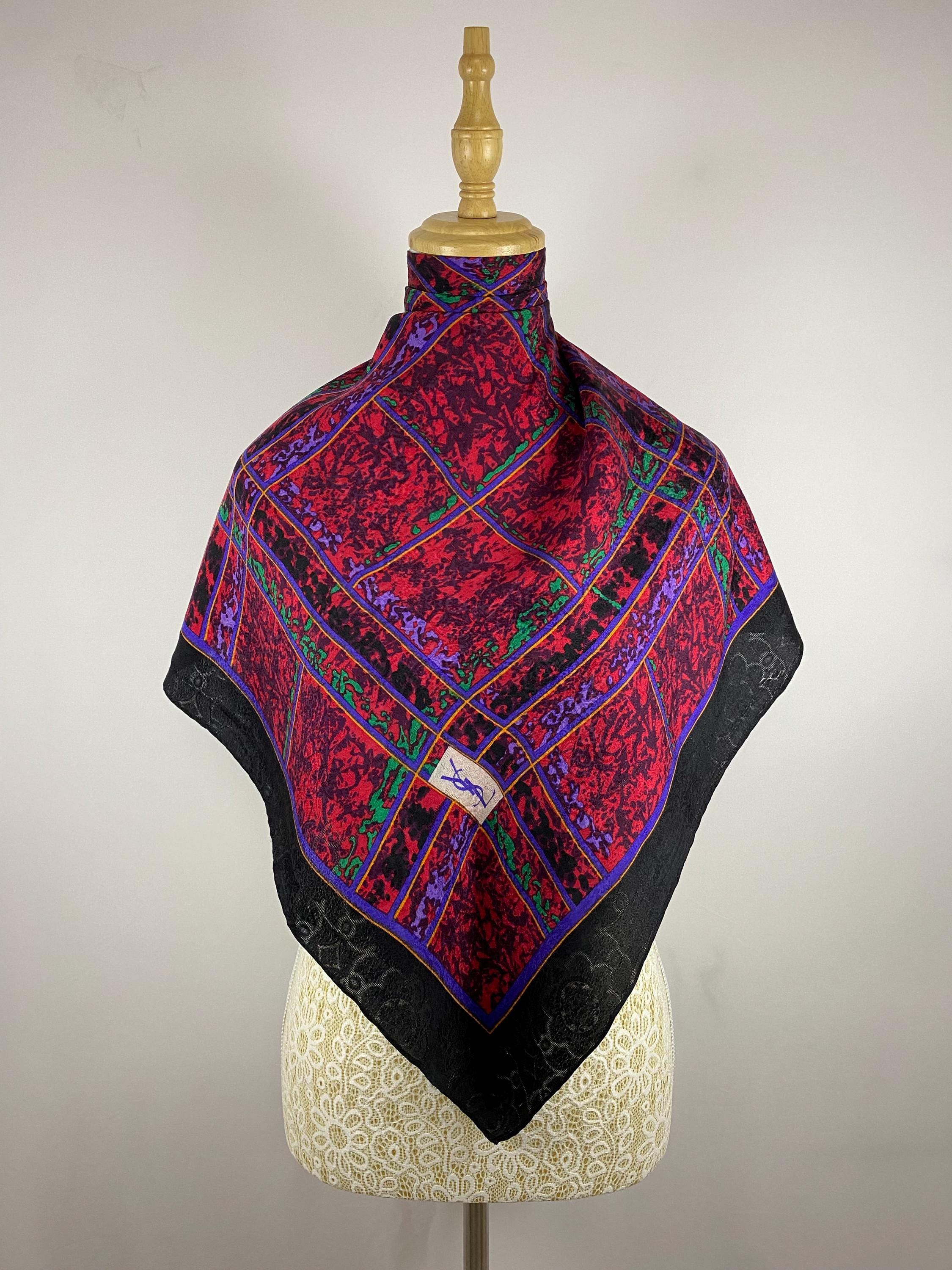 Yves saint laurent scarf - Etsy 日本