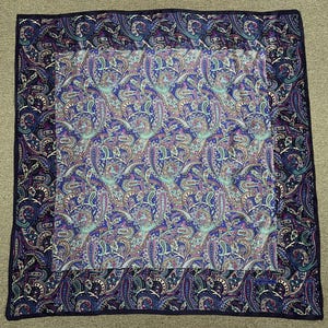 Vintage Pierre Cardin Paisley Seidenschal Accessoires Viereck Schal Top Halstuch Wrap Schal Krawatte Foulards