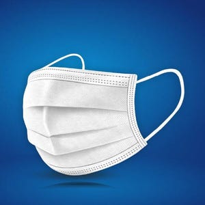Surgical face mask, OP mask, 3-ply, 50 pcs.