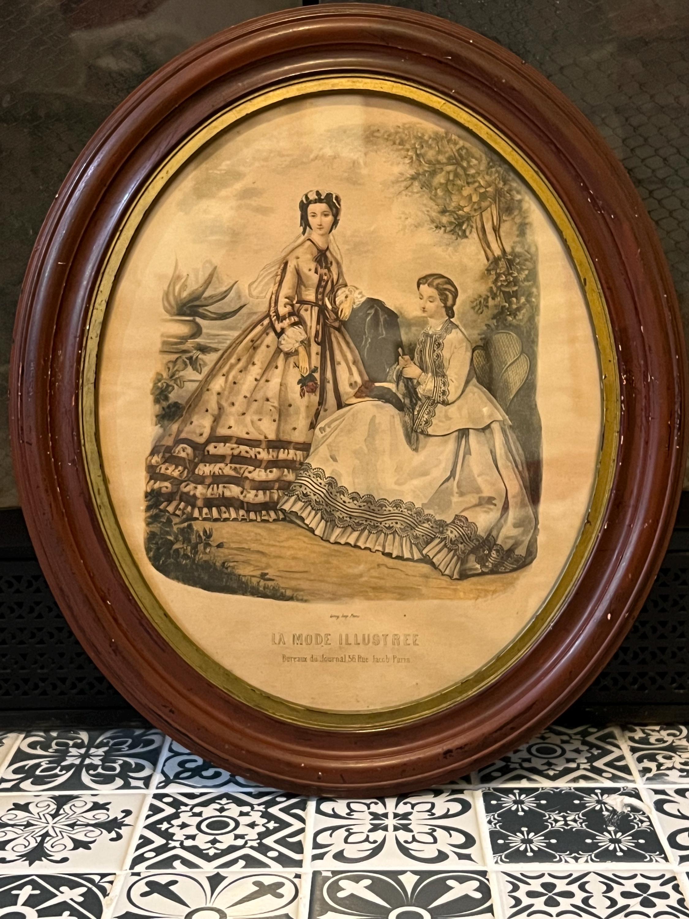 Vintage 1930s-40s A.TOUDOUZE FASHION ILLUSTRATION - Adèle-anaïs