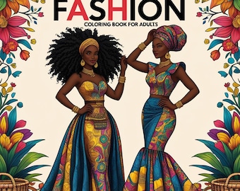 African American Women Coloring Book: Cultural Portraits for Stress Relief