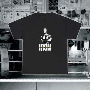 Iron Mike Tyson Vintage Inspired Tee, Heavy Cotton T-Shirt for Men and Women, Boxing Fan Gift, Retro Graphic Shirt, Athlete Apparel