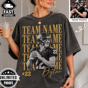 football shirt, custom photo shirt, football mom shirt, custom mascot shirt, custom picture shirt, high school football, custom football tee, football mascot, personalized mascot, football team name, football mascot tee, football name number, football player name