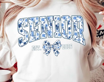 Retro Graduation Senior 2026 Png, Klasse von 2026 Sublimationsdesign, graduate 2026 png, High School Senior Shirt Design Png, digitaler Download