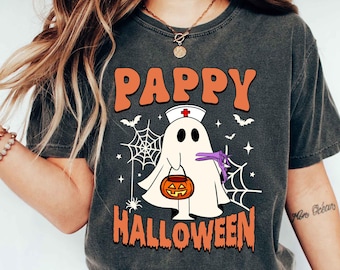 OBGYN Nurse Halloween Shirt, Pappy Halloween Ghost with Speculum Shirt, Gynecologist Shirt, Labor and Delivery Nurse, Obstetrics Shirt