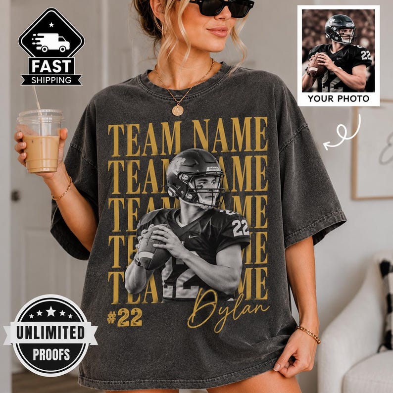 football shirt, custom photo shirt, football mom shirt, custom mascot shirt, custom picture shirt, high school football, custom football tee, football mascot, personalized mascot, football team name, football mascot tee, football name number, football player name