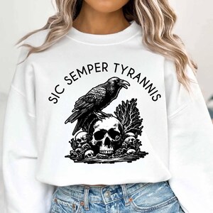 Sic Semper Tyrannis & Raven Png, F*ck Trump Png, Anti Fascism Png, Resist Movement Apparel, Not My President, Liberal Leftist Design Png