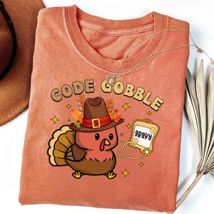 Thanksgiving Nurse Shirt 2025, Funny RN CNA Medical Team Tee, Cute ED Nurse Turkey Shirt, Code Gobble Crew Thanksgiving Gift