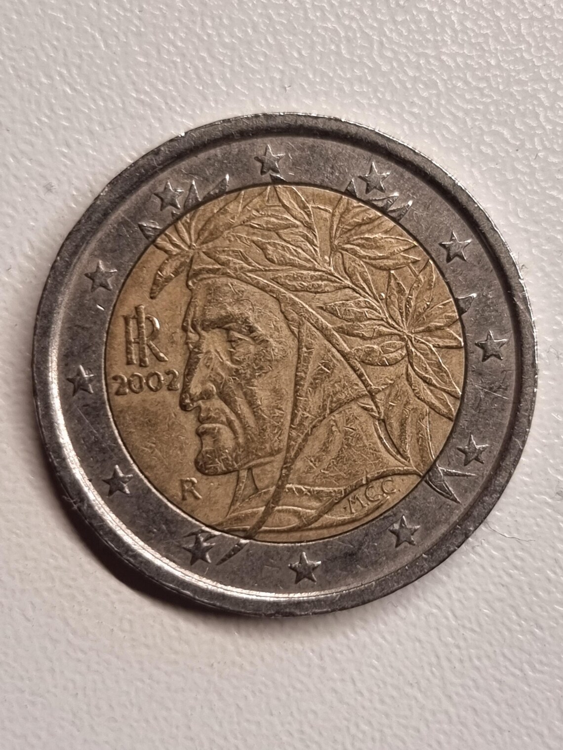 Pièce De 2 Euros Italie 2002 – Monnaie Courante Pour Collection